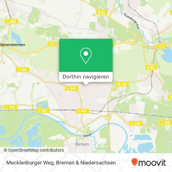 Mecklenburger Weg Karte