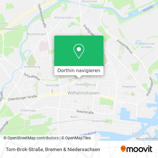 Tom-Brok-Straße Karte