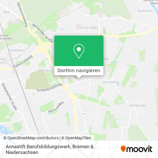 Annastift Berufsbildungswerk Karte
