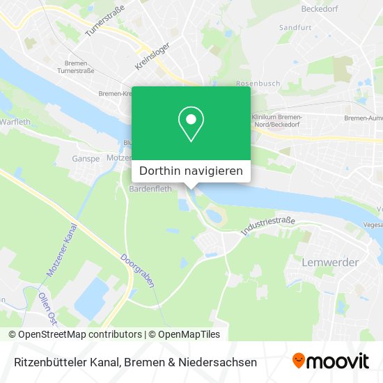 Ritzenbütteler Kanal Karte