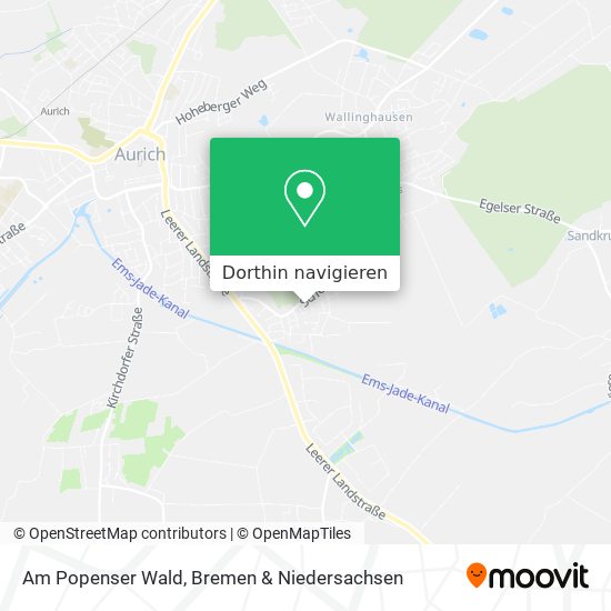 Am Popenser Wald Karte