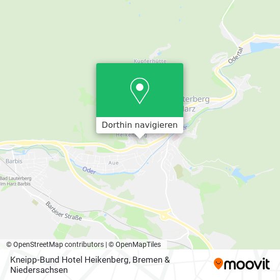 Kneipp-Bund Hotel Heikenberg Karte