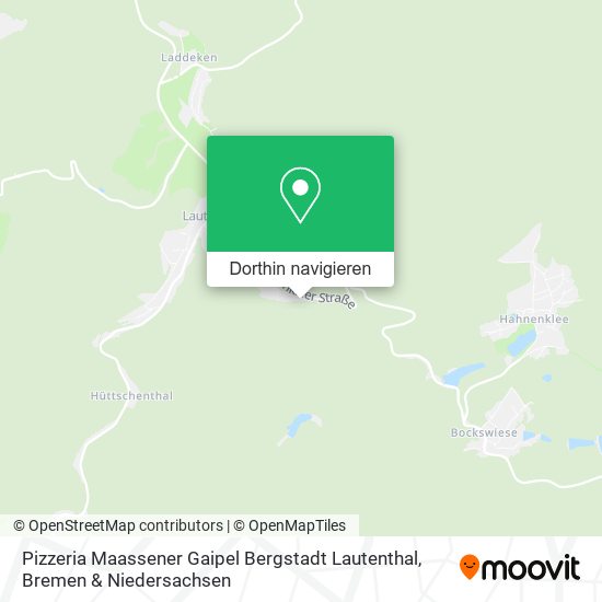 Pizzeria Maassener Gaipel Bergstadt Lautenthal Karte