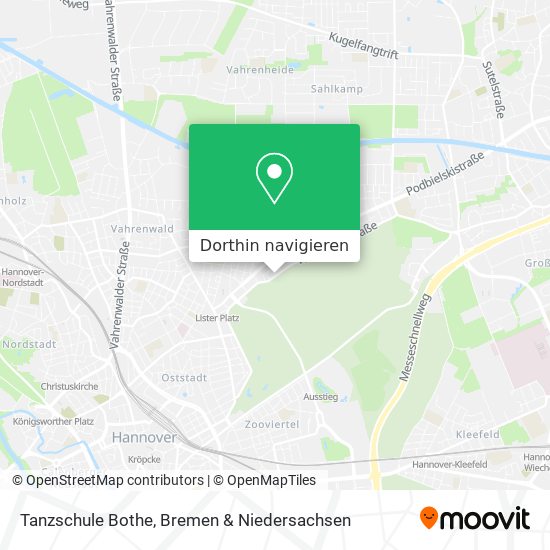 Tanzschule Bothe Karte