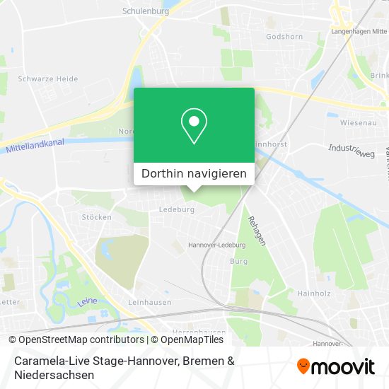 Caramela-Live Stage-Hannover Karte