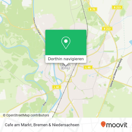 Cafe am Markt, Am Markt 20 49808 Lingen (Ems) Karte