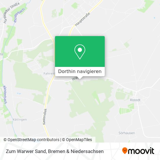 Zum Warwer Sand Karte