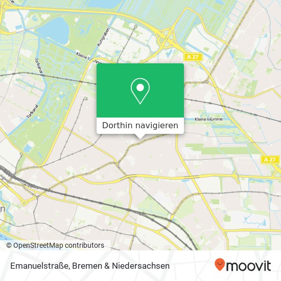 Emanuelstraße Karte