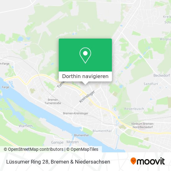 Lüssumer Ring 28 Karte