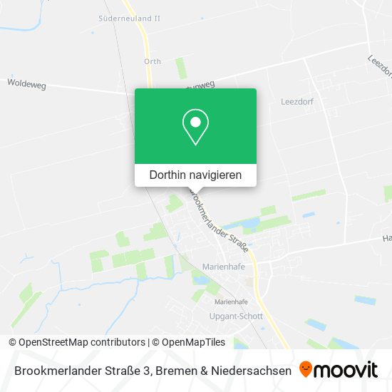 Brookmerlander Straße 3 Karte
