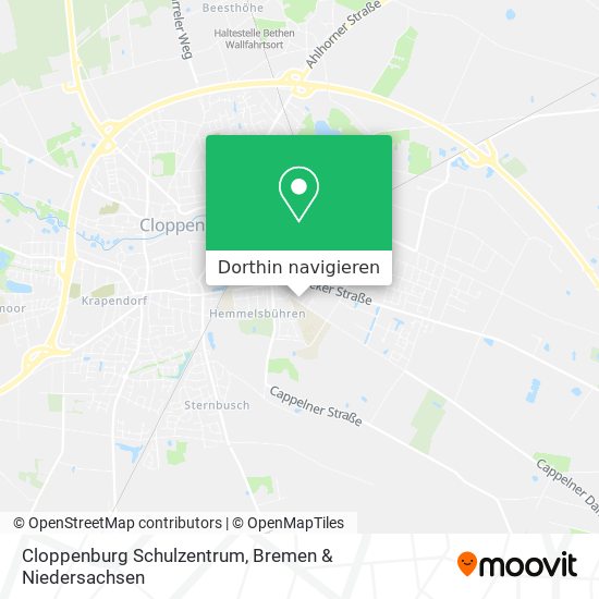 Cloppenburg Schulzentrum Karte