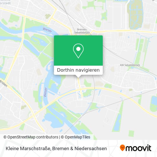 Kleine Marschstraße Karte