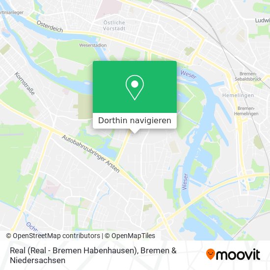 Real (Real - Bremen Habenhausen) Karte