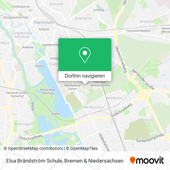 Elsa Brändström Schule Karte
