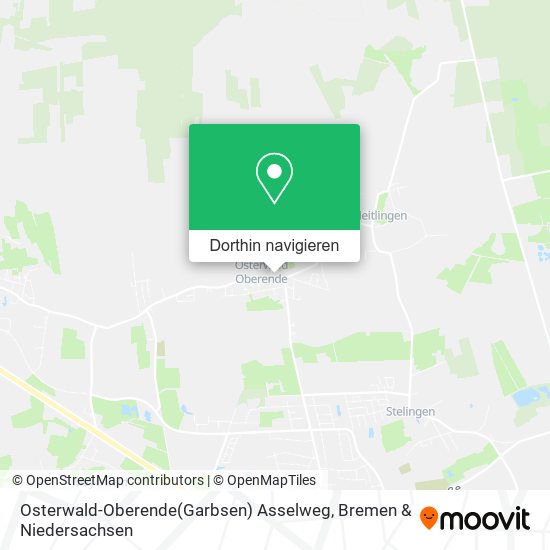 Osterwald-Oberende(Garbsen) Asselweg Karte