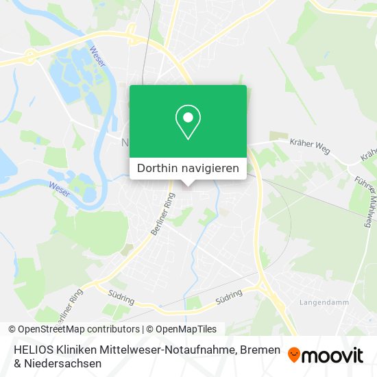 HELIOS Kliniken Mittelweser-Notaufnahme Karte