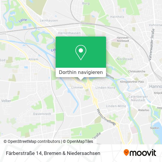 Färberstraße 14 Karte