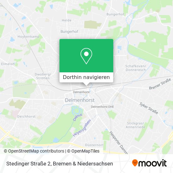Stedinger Straße 2 Karte