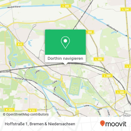 Hoffstraße 1 Karte