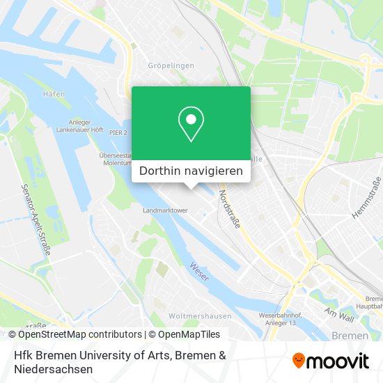 Hfk Bremen University of Arts Karte