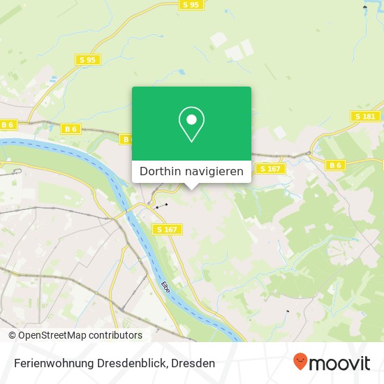 Ferienwohnung Dresdenblick Karte