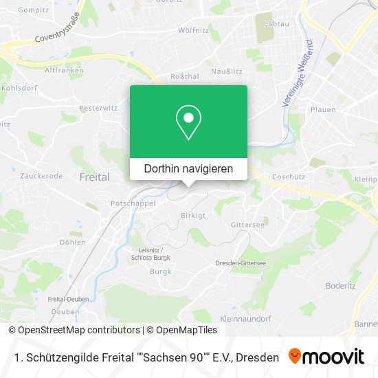 1. Schützengilde Freital ""Sachsen 90"" E.V. Karte