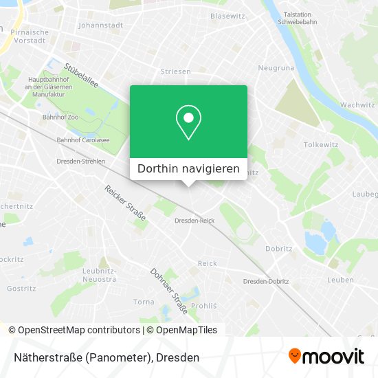 Nätherstraße (Panometer) Karte
