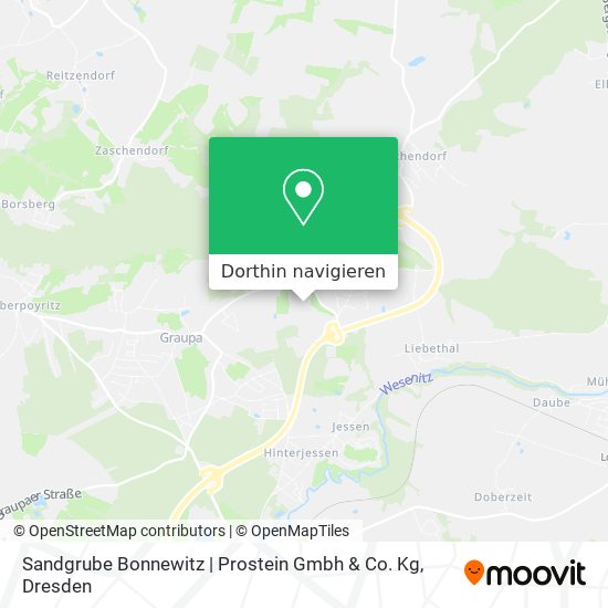Sandgrube Bonnewitz | Prostein Gmbh & Co. Kg Karte