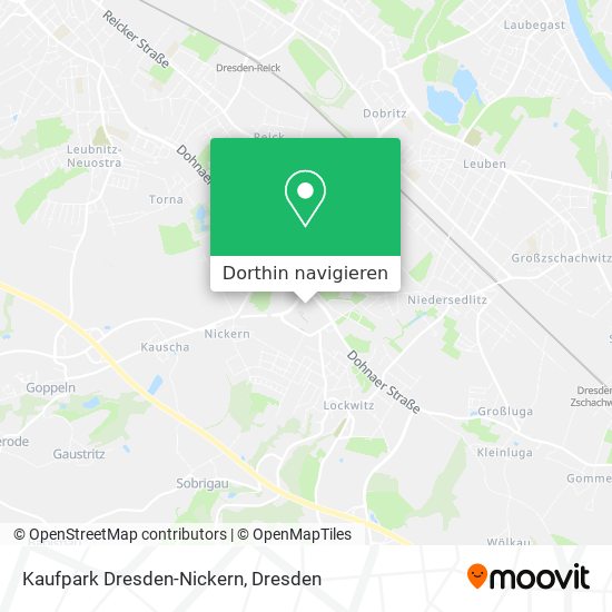 Kaufpark Dresden-Nickern Karte