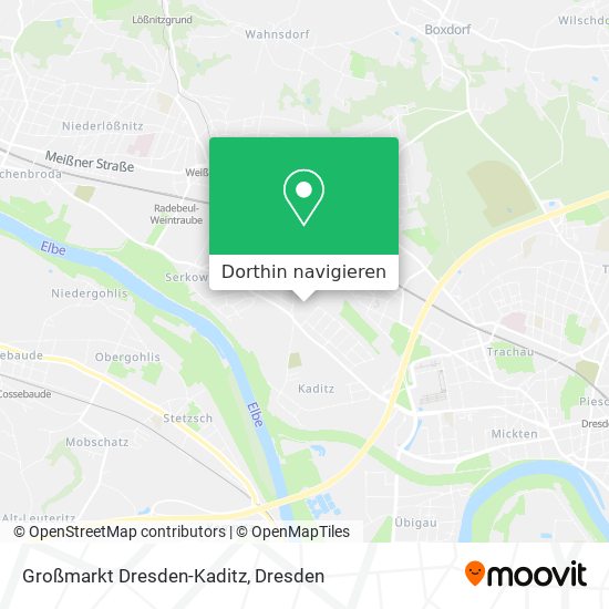 Großmarkt Dresden-Kaditz Karte