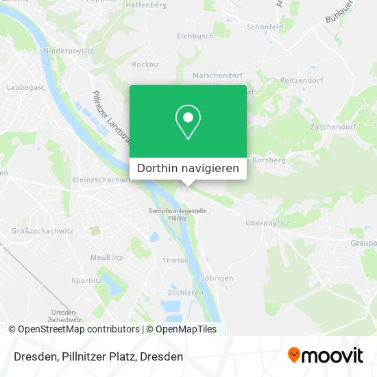 Dresden, Pillnitzer Platz Karte