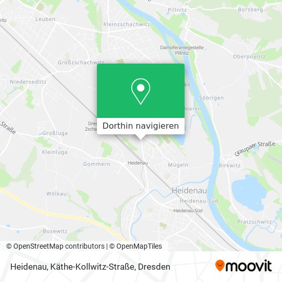 Heidenau, Käthe-Kollwitz-Straße Karte