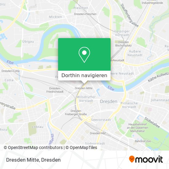 Dresden Mitte Karte