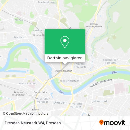 Dresden-Neustadt W4 Karte