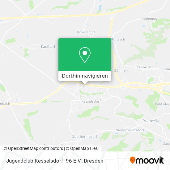 Jugendclub Kesselsdorf ´96 E.V. Karte