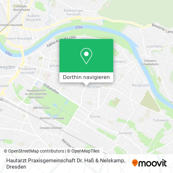 Hautarzt Praxisgemeinschaft Dr. Haß & Nelskamp Karte