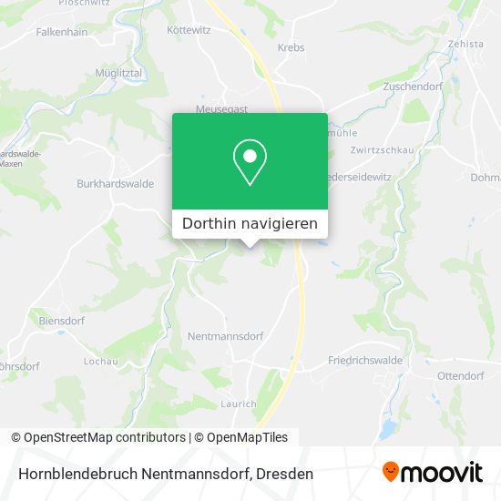 Hornblendebruch Nentmannsdorf Karte