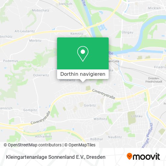 Kleingartenanlage Sonnenland E.V. Karte