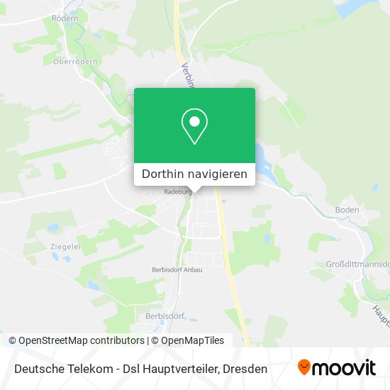 Deutsche Telekom - Dsl Hauptverteiler Karte