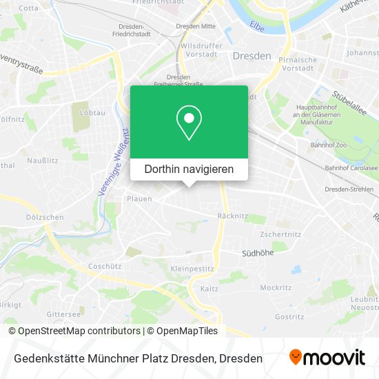Gedenkstätte Münchner Platz Dresden Karte