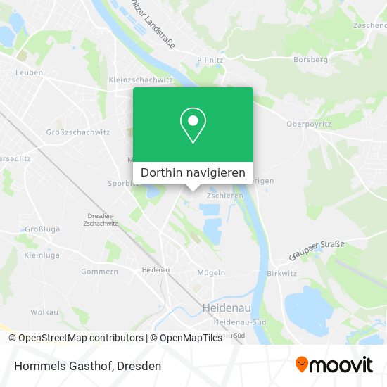 Hommels Gasthof Karte