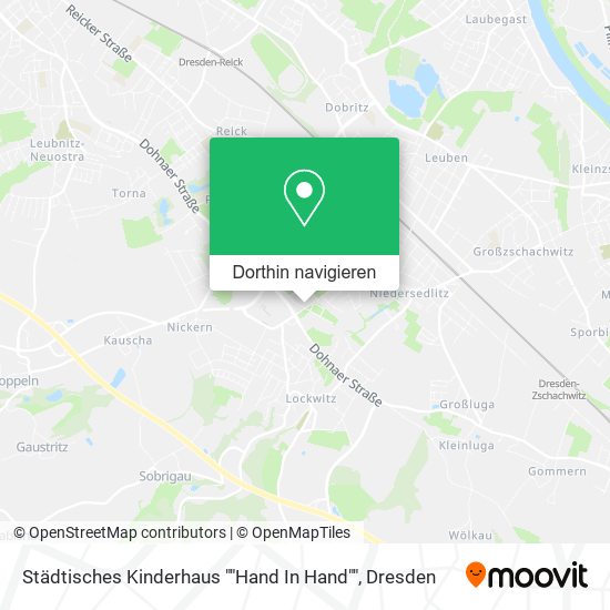 Städtisches Kinderhaus ""Hand In Hand"" Karte