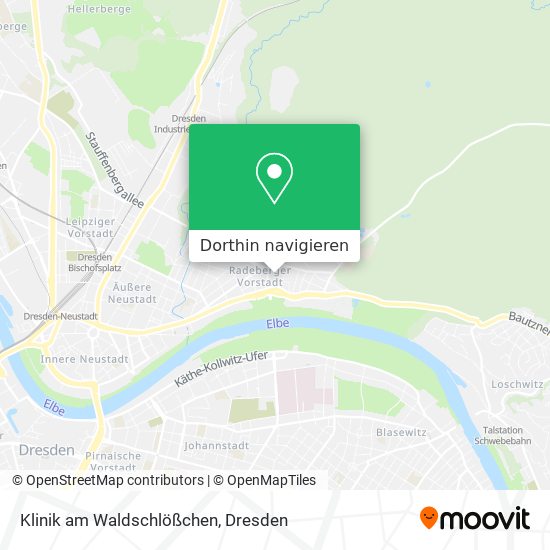 Klinik am Waldschlößchen Karte