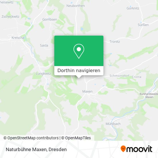 Naturbühne Maxen Karte