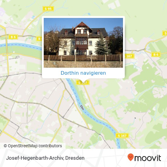 Josef-Hegenbarth-Archiv Karte