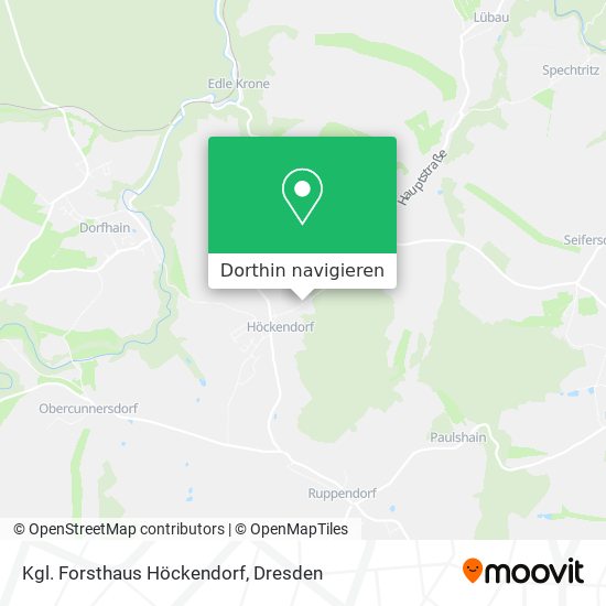 Kgl. Forsthaus Höckendorf Karte