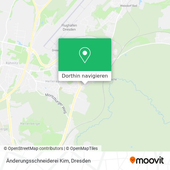 Änderungsschneiderei Kim Karte