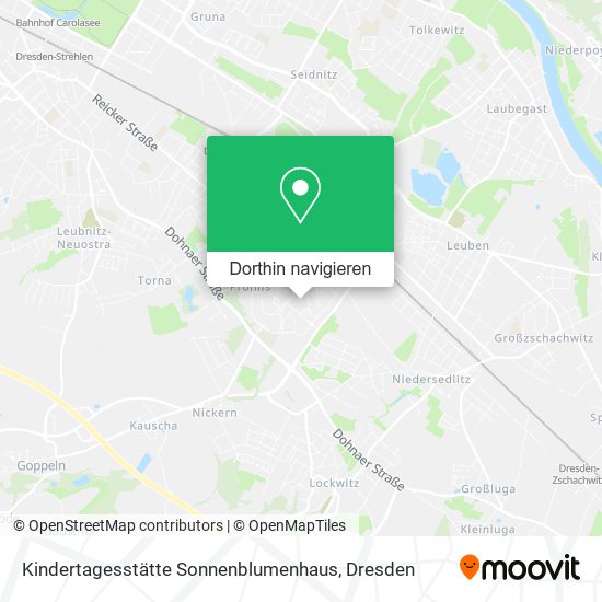 Kindertagesstätte Sonnenblumenhaus Karte