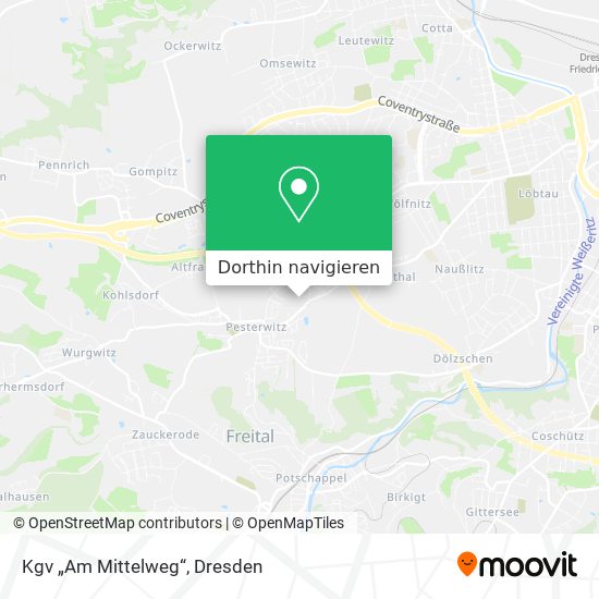 Kgv „Am Mittelweg“ Karte