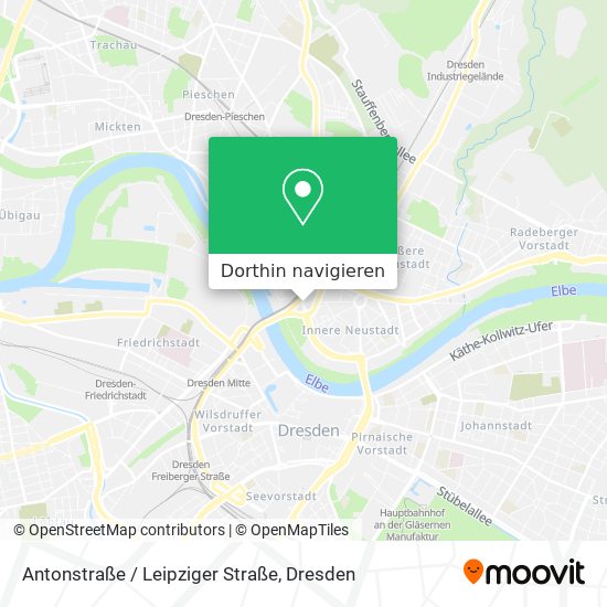Antonstraße / Leipziger Straße Karte
